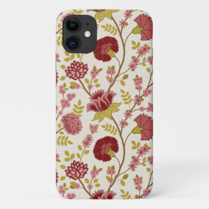 Jacobobohne Grosse Muster Reds Pinks Gold Creme Case-Mate iPhone Hülle
