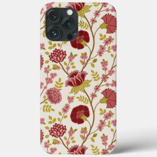 Jacobobohne Grosse Muster Reds Pinks Gold Creme Case-Mate iPhone Hülle