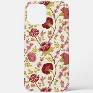 Jacobobohne Grosse Muster Reds Pinks Gold Creme Case-Mate iPhone Hülle