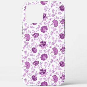Jacobobohnenfloral Repeat Pattern Pinks auf Weiß Case-Mate iPhone Hülle