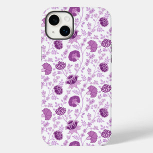 Jacobobohnenfloral Repeat Pattern Pinks auf Weiß Case-Mate iPhone 14 Plus Hülle