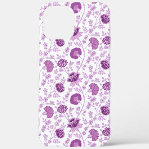 Jacobobohnenfloral Repeat Pattern Pinks auf Weiß Case-Mate iPhone Hülle