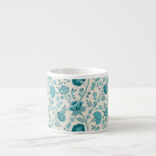 Jacobohne Blumenmuster Tees auf Creme Espressotasse