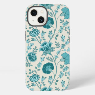 Jacobohne Blumenmuster Tees auf Creme iPhone 13 Hülle