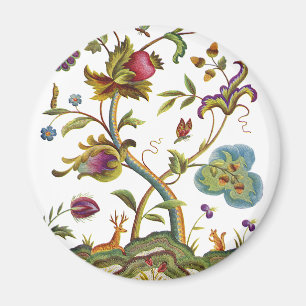 Jacobohne Crewel Stickerei Magnet