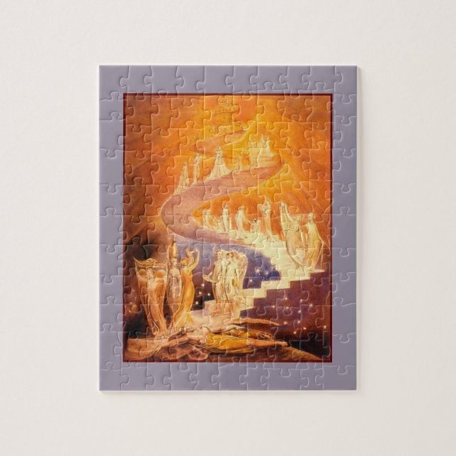 Jacob's Dream von William Blake Jigsaw Puzzle (Vertikal)