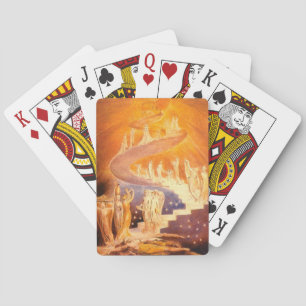 Jacob's Dream von William Blake Pokerspieler Spielkarten