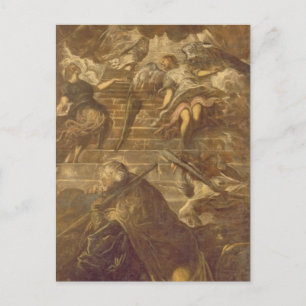 Jacob's Ladder (Öl auf Leinwand) Postkarte