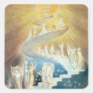 Jacob's Ladder Quadratischer Aufkleber