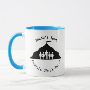 Jacob's Zelt-Tasse blau Tasse