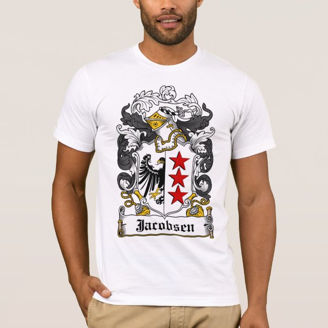 Jacobsen Familienwappen T-Shirt (Vorderseite)