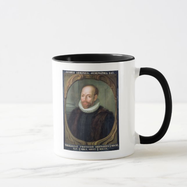 Jacobus Arminius, Professor der Theologie Tasse (Rechts)