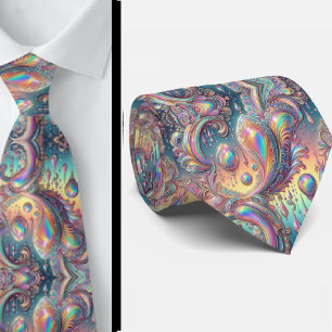 Jacquard-Faux-Seide Luxuriöser Paisley-Herrenart Krawatte