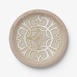 Jacquard Impression Pattern Pappteller