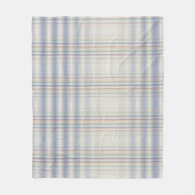 Jacquard-Strickmuster  Fleecedecke (Vorderseite)