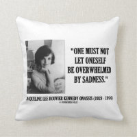 Jacqueline Kennedy nicht durch Traurigkeit