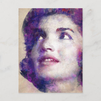 Jacqueline Kennedy Onassis Postkarte
