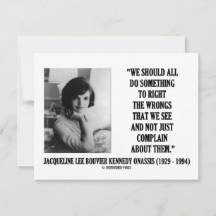 Jacqueline Kennedy Right the Frongs-Zitat