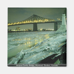 Jacques Cartier Bridge, Montreal, Quebec, Kanada Magnet