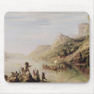 Jacques Cartier, der das St. Lawrence entdeckt Mousepad