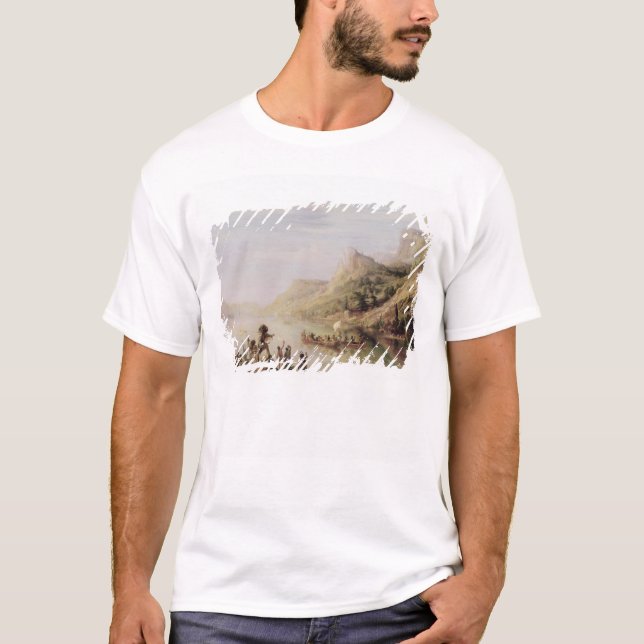 Jacques Cartier, der das St. Lawrence entdeckt T-Shirt (Vorderseite)