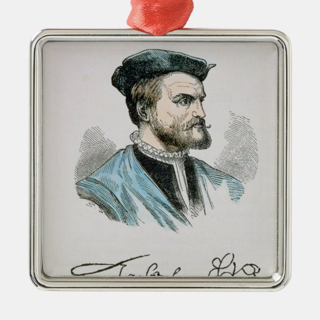 Jacques Cartier Ornament Aus Metall (Vorne)