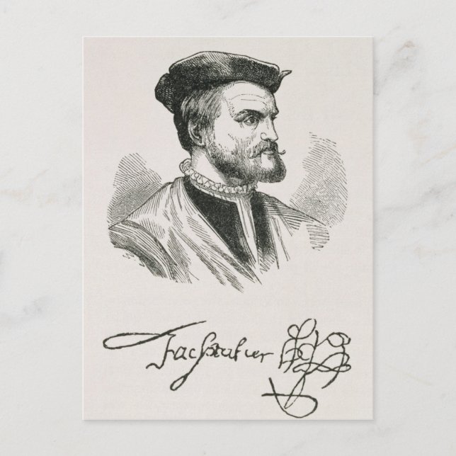 Jacques Cartier Postkarte (Vorderseite)