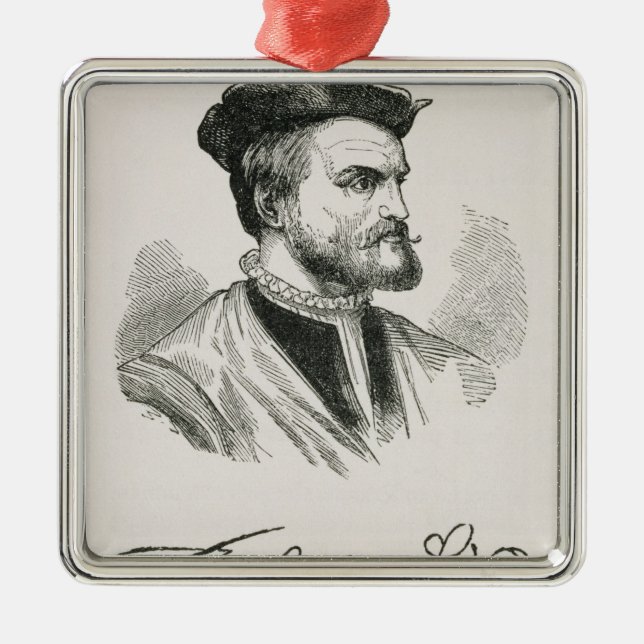 Jacques Cartier Silbernes Ornament (Vorne)