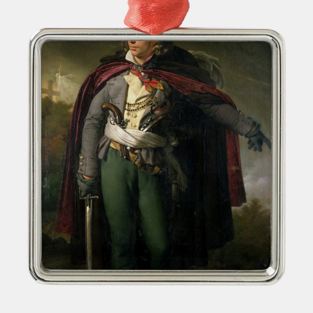 Jacques Cathelineau 1824 Silbernes Ornament (Vorne)