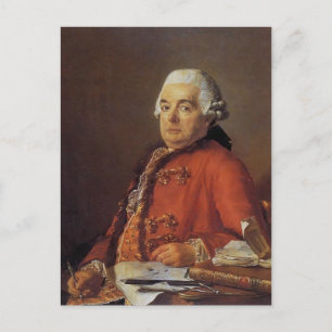 Jacques David - Portrait von Jacques Francois Postkarte