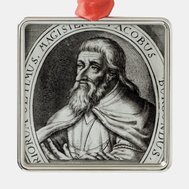 Jacques de Molay-Meister der Ritter Templars Ornament Aus Metall (Vorne)