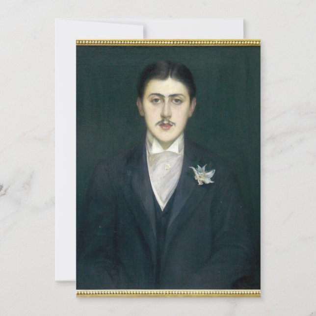 Jacques-Émile Blanche - Marcel Proust Einladung (Vorderseite)