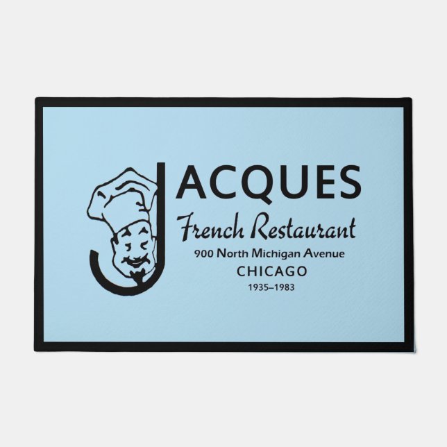 Jacques French Restaurant, Chicago, Illinois Fußmatte (Vorderseite)