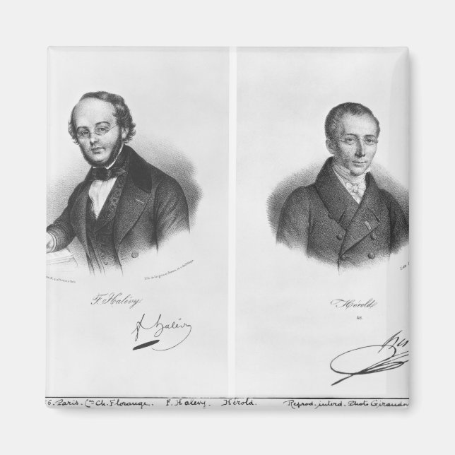 Jacques Fromental Halevy und Ferdinand Herold Magnet (Vorne)