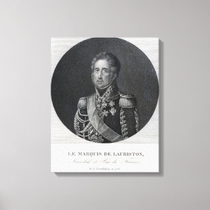 Jacques-Gesetz, Marquis de Lauriston Leinwanddruck