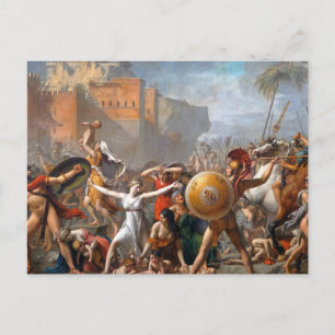 Jacques Louis David - Die Sabine Women Postkarte