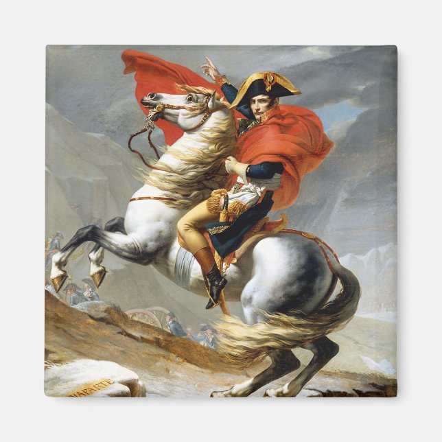 Jacques Louis David Napoleon überquert die Alpen Magnet (Vorne)
