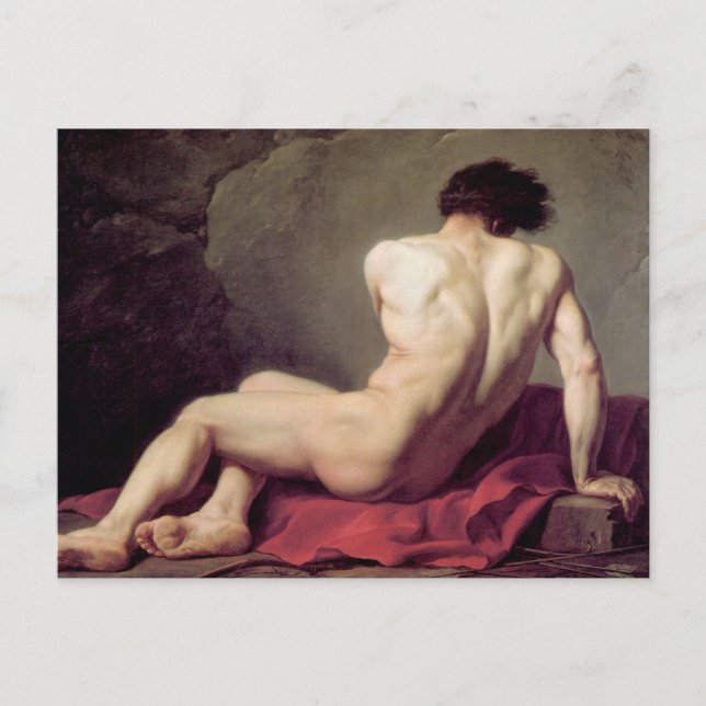 Jacques-Louis David - Patrocles Postkarte (Vorderseite)
