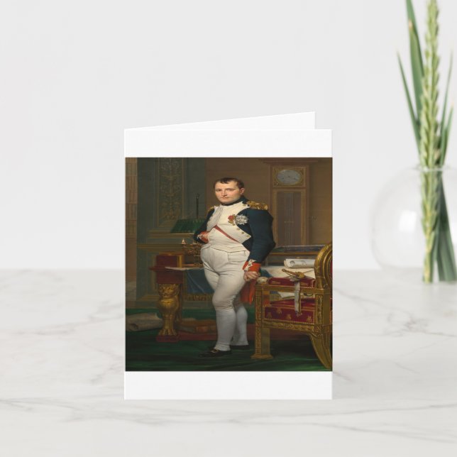 Jacques-Louis David - The Emperor Napoleon Karte (Vorderseite)