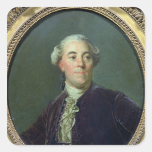 Jacques Necker c.1781 Quadratischer Aufkleber