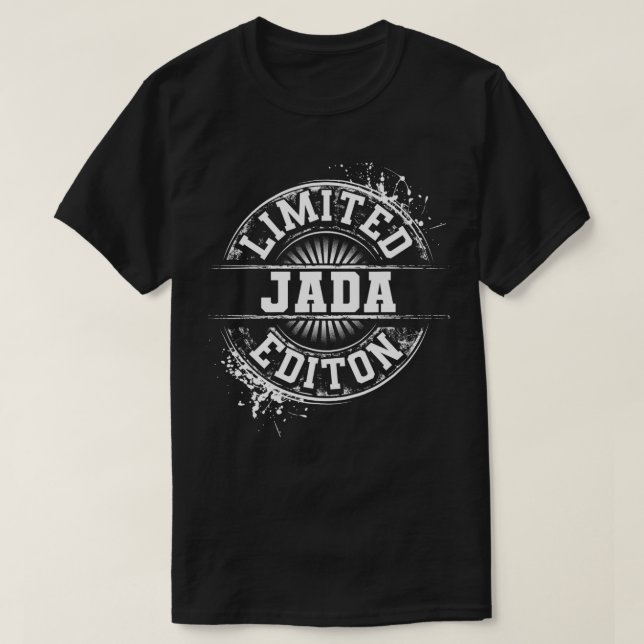 JADA Limited Edition Funny Personalized Name Gift  T-Shirt (Design vorne)