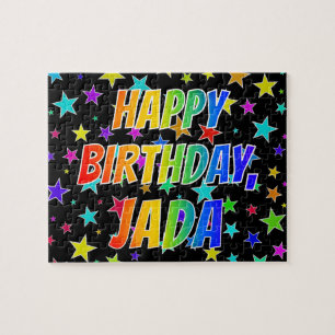 "JADA" Vorname, Spaß "GLÜCKLICHER GEBURTSTAG" Puzzle