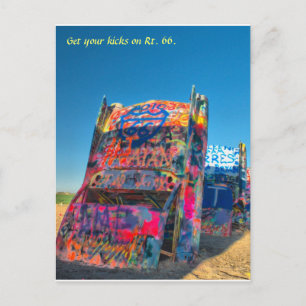 JAdamTillman1, Hol dir die Kicks auf Rt. 66. Postkarte