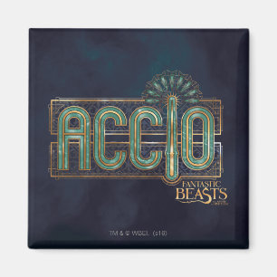Jade Art Deco ACCIO™ Spell Graphic Magnet