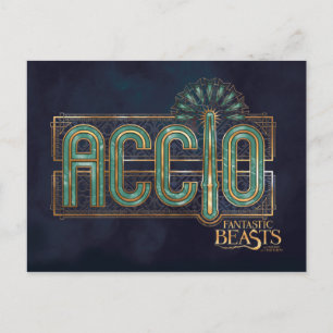 Jade Art Deco ACCIO™ Spell Graphic Postkarte