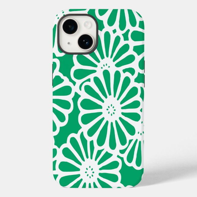 Jade Asian Moods Floral Case-Mate iPhone Hülle (Rückseite)