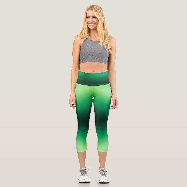 Jade-Atem Capri Leggings (Vorderseite)