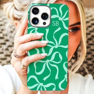 Jade-Bogen-Monogramm iPhone 16 Pro Max Hülle