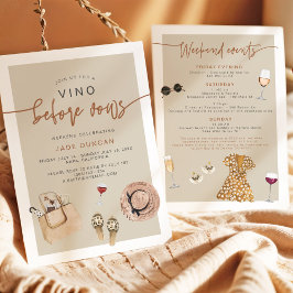 JADE Bohemisch Napa Weinroute Bachelorette Einladung