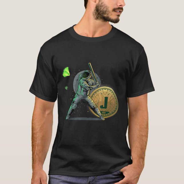 Jade Currency Crypto Gem Markt Astronaut an die M T-Shirt (Vorderseite)